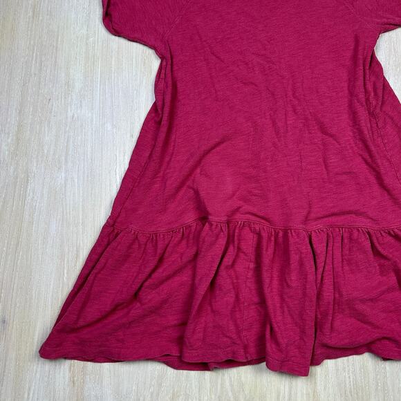 Anthropologie Saturday Sunday Kathie Flounced Knit Ruffle Hem Mini Dress Medium - Picture 10 of 16